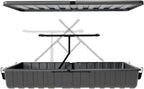 Outdoor TV Hard Cover Weatherproof Protection for Television - Mounts Right on The Wall - TV Wall Mounting Bracket Included … (45-55 inch)  Black
