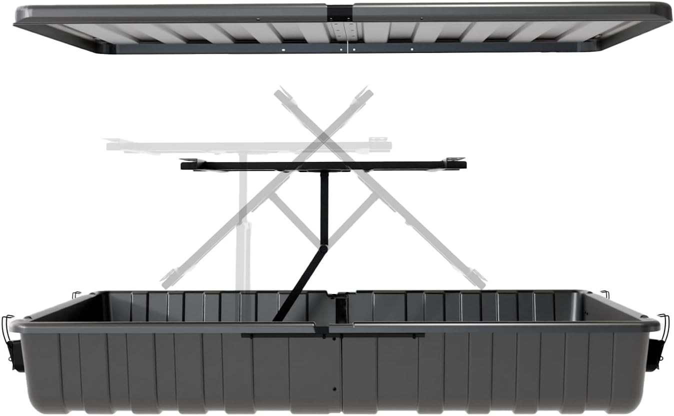 Outdoor TV Hard Cover Weatherproof Protection for Television - Mounts Right on The Wall - TV Wall Mounting Bracket Included … (45-55 inch)  Black