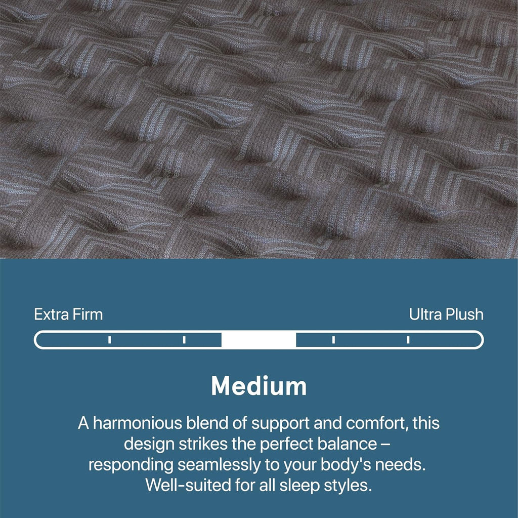 Beautyrest Prime Dream Medium 12.5" Mattress - Twin XL - Durable Pocketed Coil, Support, Pressure Relief, Cooling, Motion Separation; 100 Night Sleep Trial and 10 Year Warranty