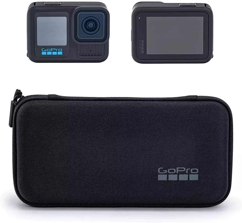GoPro HERO13 5.3K HDR 27MP Black Action Camera with Accessory Bundle - Includes - 2 Enduro Batteries  1 Curved Adhesive Mounts  128GB SanDisk MicroSD Card  and Carrying Case (Renewed)