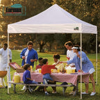 Eurmax USA 10x20 Pop Up Canopy Replacement Top,Universal Instant Canopy Cover ONLY,Heavy Duty UPF 50+ UV Protection,Water & Wind Resistant Tarp,30+ Colors Available,Bonus 4 Sand Bags (White)