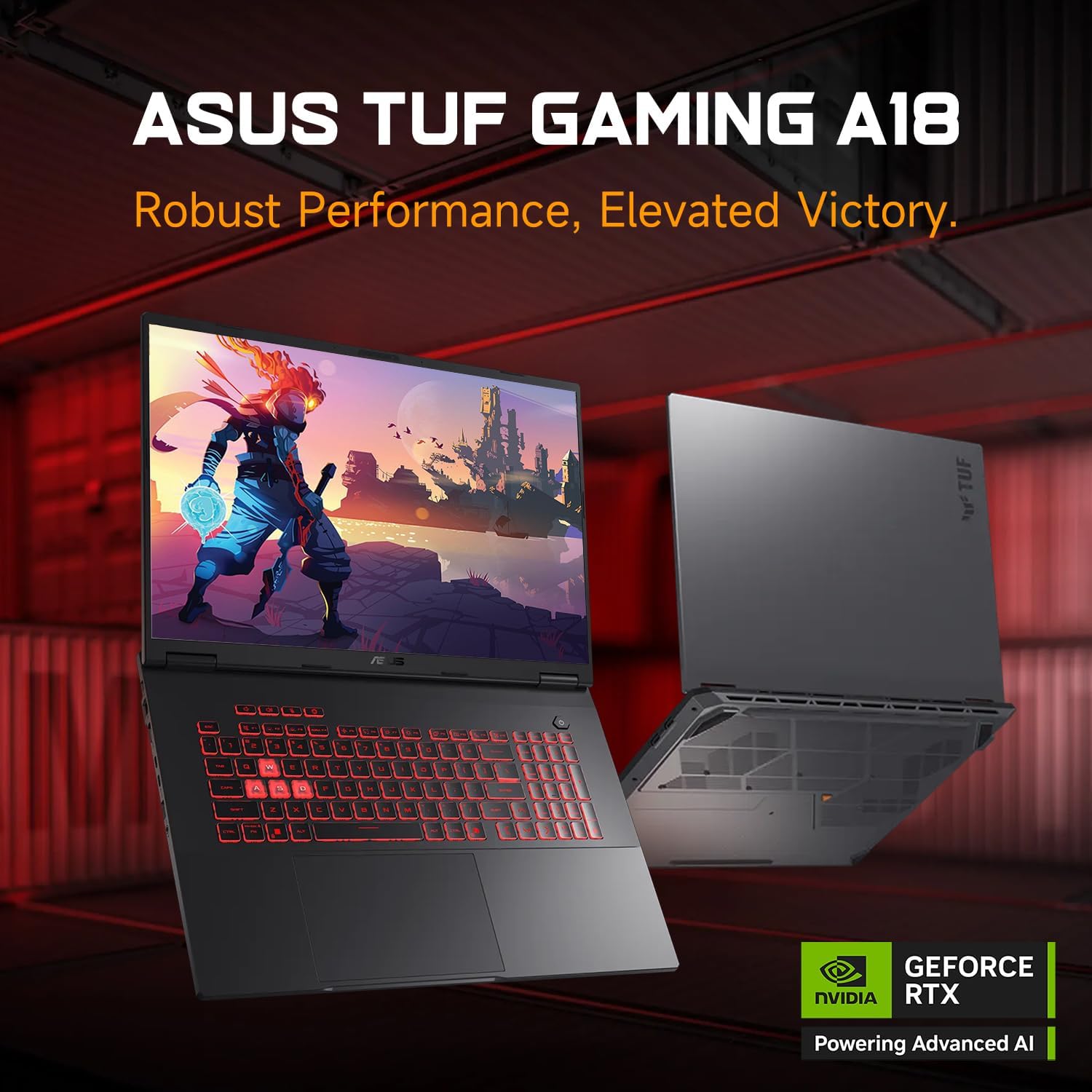 ASUS TUF A18 5070 Gaming Laptop  18" WQXGA 240Hz Display  AMD Ryzen 7 260 (Beats Intel i7-14700)  NVIDIA RTX 5070  32GB RAM  1TB SSD  RGB Backlit KB  Bundle with PCO Laptop Cooler