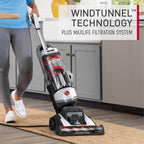 Hoover MAXLife Elite Swivel Vacuum Cleaner, Bagless Upright Vacuum, HEPA Media Filtration, MAXLife System, WindTunnel Technology, Corded Vacuum Cleaners for Home Use