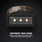 Marshall Stockwell II Portable Bluetooth Speaker  Black and Brass