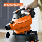 Armor All VBV809 0901 8-Gallon 4.5 Peak HP Wet/Dry Vacuum with Detachable Blower, Orange