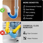 POPULO 20V Cordless Electric Drain Snake, 25Ft Replaceable Cable with 2.0Ah Battery, Extension Tube & Charger, Snake Drain Clog Remover Tool for Toilet, Floor Drain, Sink and Shower 3/4"-2" Pipe