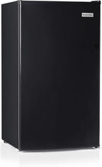 Igloo IRF32BK Single Door Compact Refrigerator with Freezer, Slide Out Glass Shelf, Perfect for Homes, Offices, Dorms, 3.2 Cu.ft