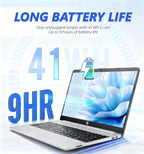 HP Latest 15.6" FHD Business Laptop  Intel Dual Core Processor Series  8GB RAM | 256GB PCIe SSD  Wi-Fi 6  Copilot AI  SD Card Reader  Win11 Pro with Office 365 for The Web  for Work&Study