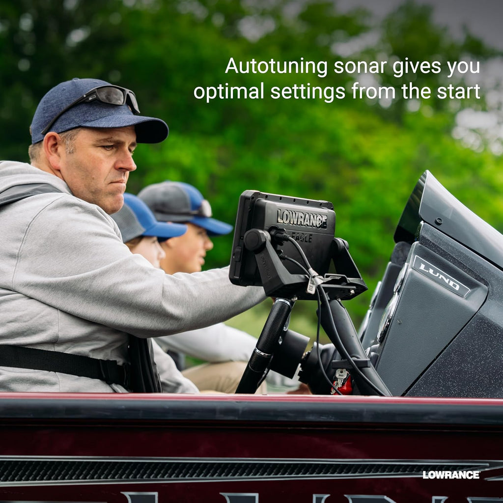Lowrance Eagle Eye 9" Fishfinder with Live Sonar  Chirp Sonar and DownScan with Fish Reveal