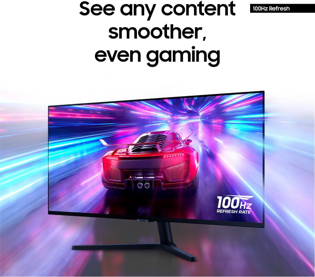Samsung 34" ViewFinity S50GC Series Ultrawide QHD Monitor  100Hz  5ms  HDR10  AMD FreeSync  Ultrawide Screen  Eye Care  Thin Bezels  PIP  PBP  LS34C50DGANXZA  2023  Black