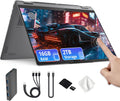 Lenovo Yoga 7i 2-in-1 16" 2K Touchscreen Laptop  Intel Core Ultra 7 256V  16GB LPDDR5X  2TB(1TB SSD&1TB Docking Station)  Intel Arc Graphics  Numeric Keypad  Copilot+ PC  Wi-Fi 7  Win 11  Gray