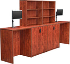 Regency Legacy Stand Up Side to Side Storage Cabinet/Desk- Cherry