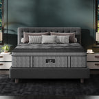 King Size Mattress 14 Inch, Hybrid King Mattress in a Box, Cooling Memory Foam Mattresses with Individual Pocket Springs, Pressure Relief, Fiberglass Free, Motion Isolation, CertiPUR-US