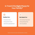 Troomi Safe Phone for Kids (Samsung Galaxy A16) – Parent-Managed Apps, GPS & Text Monitoring – Phone Purchase Only | Requires Service Plan & Activation