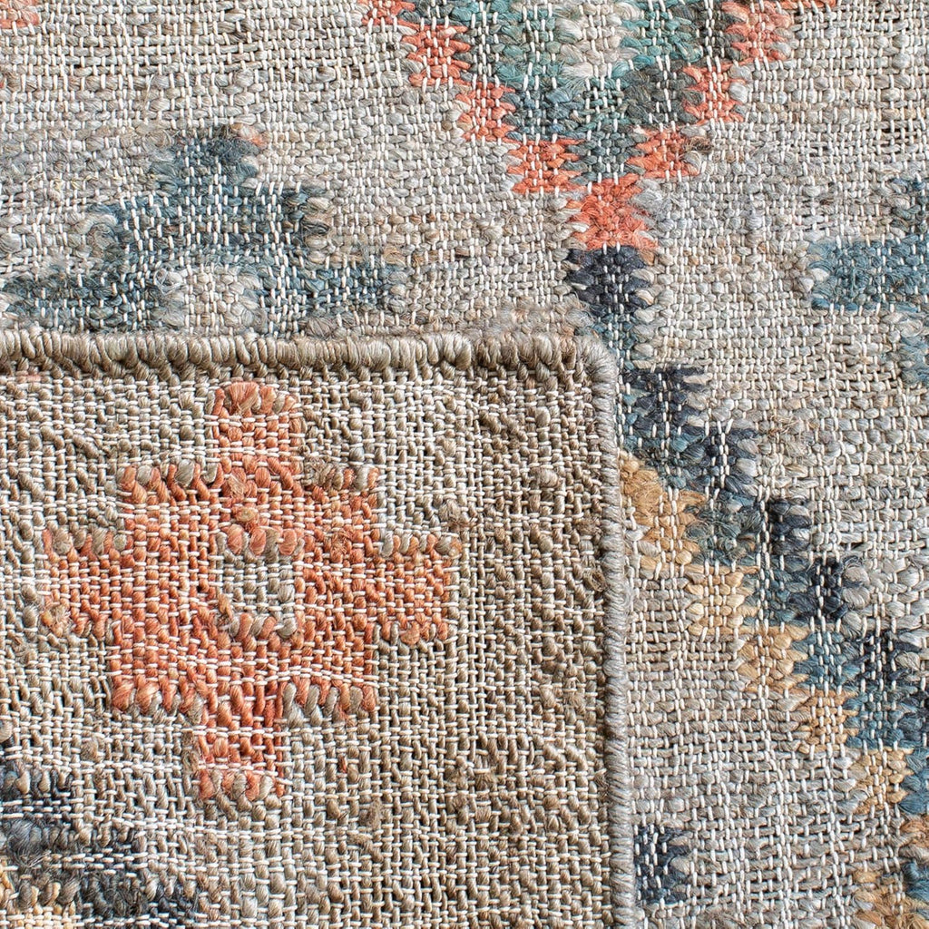 SAFAVIEH Kilim Collection Area Rug - 9' x 12', Beige & Gold, Handmade Moroccan Boho Jute & Cotton, Ideal for High Traffic Areas in Living Room, Bedroom (KLM753G)