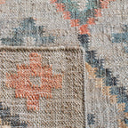 SAFAVIEH Kilim Collection Area Rug - 9' x 12', Beige & Gold, Handmade Moroccan Boho Jute & Cotton, Ideal for High Traffic Areas in Living Room, Bedroom (KLM753G)