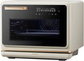 ROBAM Toaster Air Fryer Oven Combo, Countertop Convection Cooker with Bake & Fry, 1.2 Cu.Ft Large Capacity Combi Steam Oven, 32 Preset Recipes, Smart Touch Precise Temp Control, Multi-Stage (White)