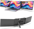 14" Triple Laptop Screen Extender  1080P FHD IPS Ultra-Slim Portable Dual Monitor for Laptop  USB C HDMI Plug-Play Monitor Extender for Triple Display for MacOS/Windows  Fits 13-17.3" Laptops