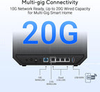 ASUS RT-BE92U BE9700 Tri-Band WiFi 7 Router  Supports New 320MHz Bandwidth & 4096-QAM  MLO  AI WAN Detection  AiMesh Support  Subscription-Free Network Security & Comprehensive VPN Features