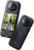 Insta360 X3 - Waterproof 360 Action Camera with 1/2" 48MP Sensors  5.7K 360 Active HDR Video  72MP 360 Photo  4K Single-Lens  60fps Me Mode  Stabilization  2.29" Touchscreen  AI Editing  Live Stream