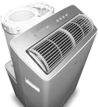 Midea Duo 14,000 BTU (12,000 BTU SACC) High Efficiency Inverter Quiet Portable Air Conditioner,with Heat up to 550 Sq. Ft., with Remote Control & Window Kit (Renewed)