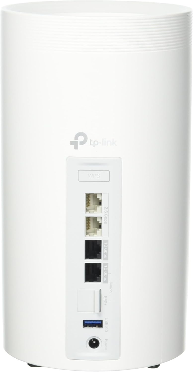 TP-Link Deco 7 Elite BE95 Quad-Band WiFi 7 BE33000 Whole Home Mesh System - 16-Stream  2x 10G + 2x 2.5G Ports Wired Backhaul  12 x High-Gain Antennas  VPN  AI-Roaming  4x4 MU-MIMO  HomeShield (3-Pack)
