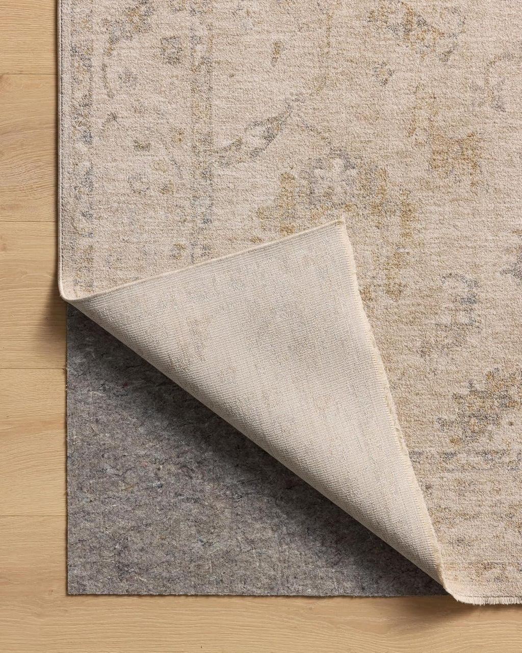 Loloi Chris Loves Julia Louisa Collection LOI-02 Oatmeal/Slate 7'-10" x 10', .38" Pile Height, Area Rug