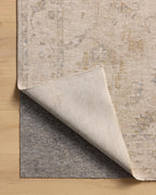 Loloi Chris Loves Julia Louisa Collection LOI-02 Oatmeal/Slate 7'-10" x 10', .38" Pile Height, Area Rug