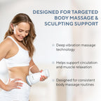 Vibro Sculpt Pro Lymphatic Drainage Massager & Body Sculpting Machine – Anti Cellulite Massager for Stomach, Legs & Arms – Body Contouring & Skin Tightening Device