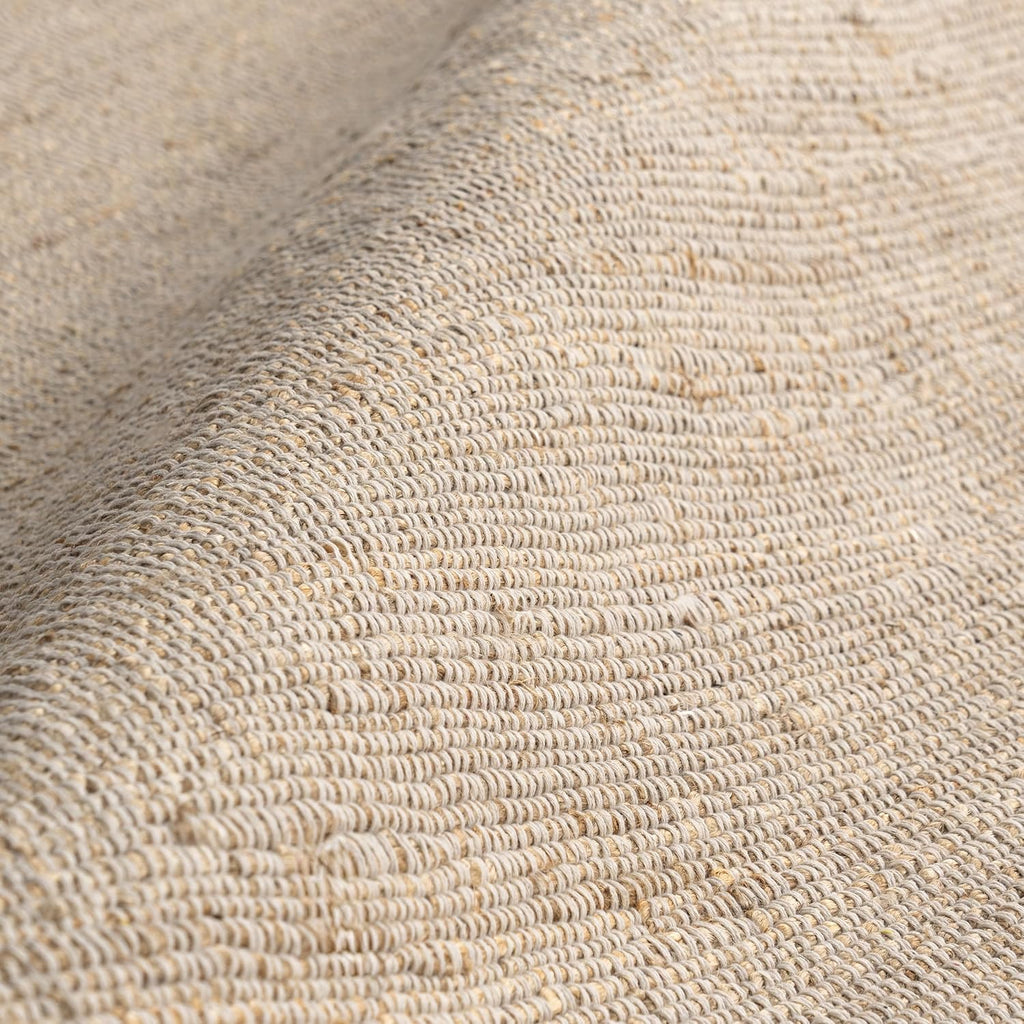 nuLOOM 9x12 Elfriede Jute & Cotton Hand Woven Area Rug, Natural, Solid Rustic Farmhouse Style, Weaved Design, Natural Fiber, For Bedroom, Living Room, Dining Room, Hallway, Office, Entryway