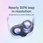 Meta Quest 3 512GB | VR Headset — Thirty Percent Sharper Resolution — 2X Graphical Processing Power — Virtual Reality Without Wires — Access to 40+ Games with a 3-Month Trial of Meta Horizon+ Included