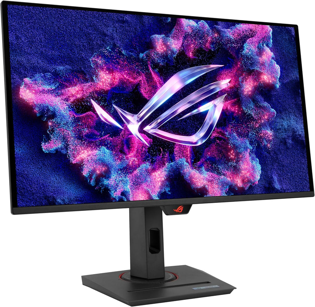 ASUS ROG Strix 26.5” 1440P QD-OLED Gaming Monitor (XG27ACDNG) -QHD (2560x1440)  360Hz  0.03ms  Custom Heatsink  OLED Care+  G-SYNC Compatible  99% DCI-P3  DisplayWidget  AI Gaming  3yr Warranty