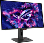ASUS ROG Strix 26.5” 1440P QD-OLED Gaming Monitor (XG27ACDNG) -QHD (2560x1440)  360Hz  0.03ms  Custom Heatsink  OLED Care+  G-SYNC Compatible  99% DCI-P3  DisplayWidget  AI Gaming  3yr Warranty