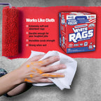 Sellars 58202 ToolBox White Rags Box, 10" x 12" (6 Boxes of 200 Sheets)