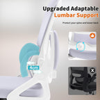 Ergonomic Office Chair,Mesh Office Chair with Lumbar Support,Mid Back Desk Chair with Flip-up Arms,400 lbs Comfy Computer Chair for Home Office