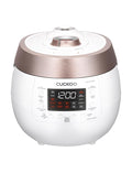 Cuckoo CRP-RT0609FW 6 cup Twin Pressure Plate Rice Cooker & Warmer with High Heat, GABA, Mixed, Scorched, Turbo, Porridge, Baby Food, Steam (Hi/Non Press.) and more, Made in Korea (White)