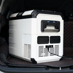 Explorer Bear Urban Series 48QT/45L 12V/24V Portable Battery Powered Electric Cooler Fridge Freezer Powered by LG Compressor (Battery Not Included)