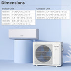 COSTWAY 30k Quad 4 Zone Mini Split Air Conditioner, 23 SEER2, 9k+9k+9k+12k BTU, 208-230V, Wifi Enabled Multi Zones Mini Split AC Heat Pump Full Set, Ductless Energy Star
