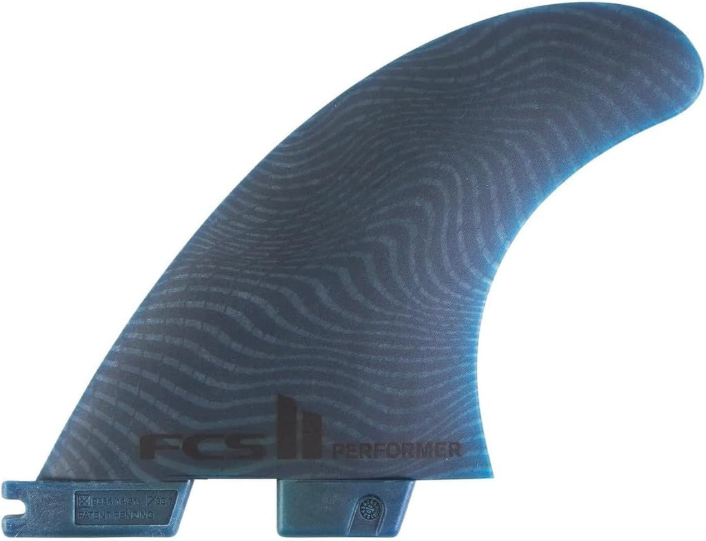 FCS II Performer Neo Glass Medium Tri Fin Set | Designed for Speed, Control, & Flow - Ideal for Diverse Surf Conditions, Adaptable & Consistent