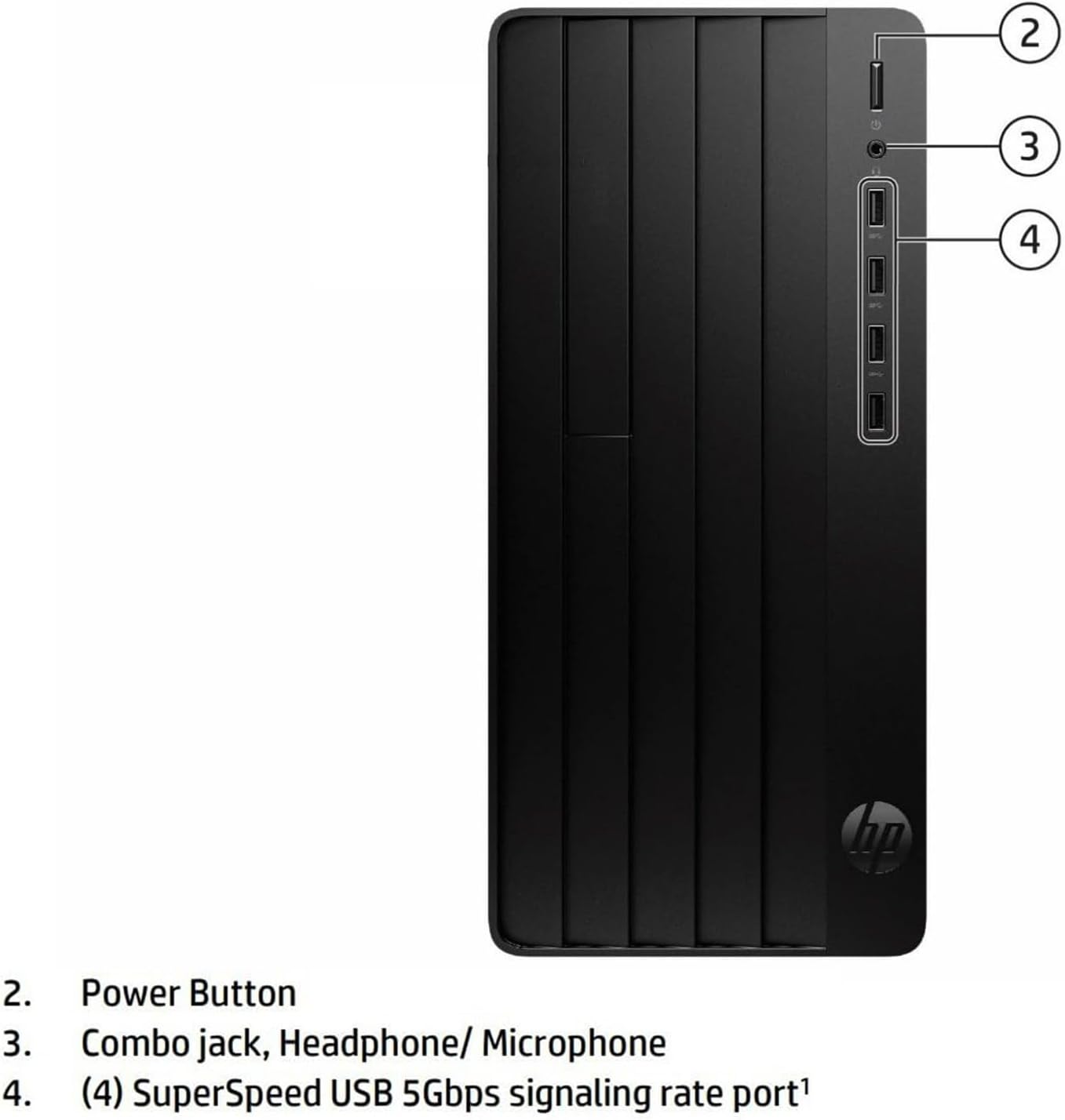 HP Desktop Computers Tower PC for Home and Business  Intel 14-Core i5-13500  32GB DDR4 RAM  1TB PCIe SSD  UHD Graphics 770  WiFi 6  Bluetooth 5.3  RJ-45  HDMI  VGA  Keyboard and Mouse  Windows 11