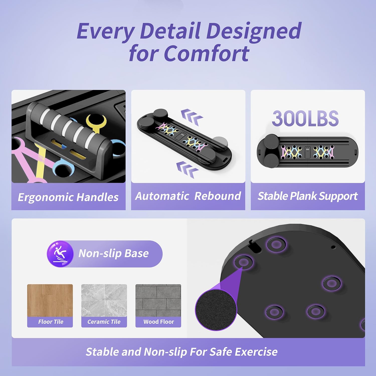 Pilates Board Reformer 15-in-1: Split & Foldable Design, Portable Home Gym with Digital Display, Resistance Bands, Balance Board for Women's Full Body & Core Training