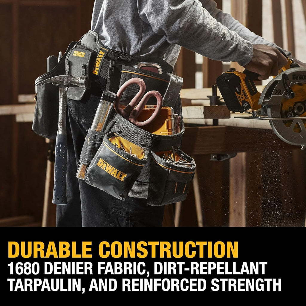 DEWALT Tool Belt, Durable, 26 Pocket Professional Belt (DWST540601)