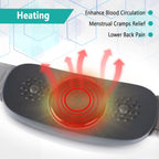 Wireless Slimming Belt, Abdominal Massager Portable Weight Loss Machine with 4 Vibration Massage Modes, Heating, Improve Blood Flow