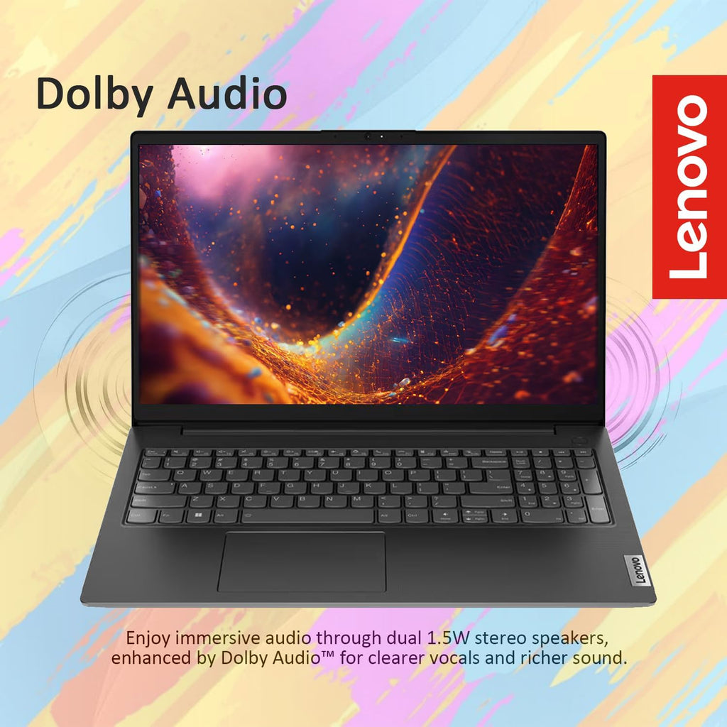 Lenovo V15 Business Laptop 2026 Edition  AMD Ryzen 3 7000-Series(Beat i7-1065G7)  15.6" FHD Display  16GB DDR5 RAM  256GB NVMe SSD  Wi-Fi 6  RJ-45  Dolby Audio  Windows 11 Pro  WOWPC USB  no Mouse