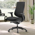 EUREKA ERGONOMIC Lira Office Chair, Ergonomic Desk Chair with 3D Armrests, Adjustable Seat Depth, Mesh Computer Chair with Lumbar Support for Home Office(Black)