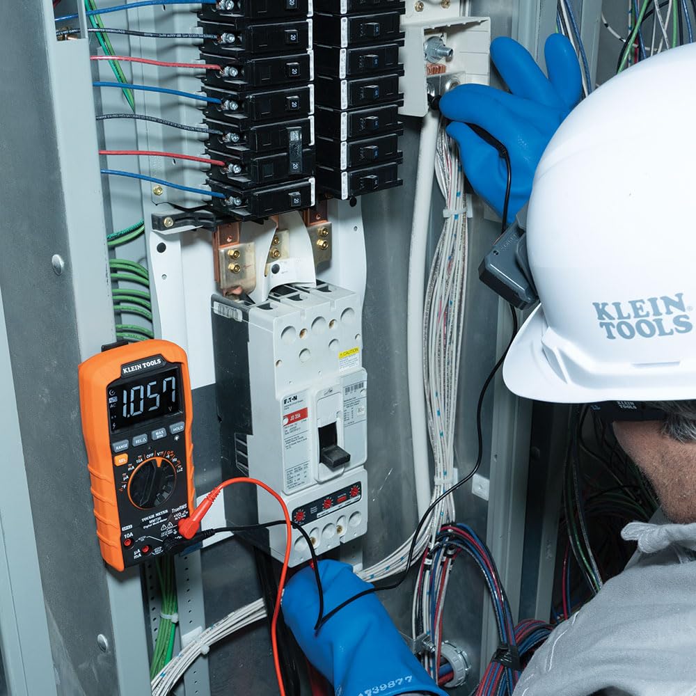 Klein Tools MM720 Digital Multimeter, Auto-Ranging TRMS, Low Impedance (LoZ), 1000V AC/DC Voltage, 10A AC/DC Current, 60 MOhms Resistance