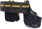 ToughBuilt ClipTech Series – 3-Piece Handyman Tool Belt Set, Modular ClipTech™ System with 2 Rugged Pouches & Heavy-Duty Padded Belt, 1680D Reinforced Construction (TB-CT-111-CP)