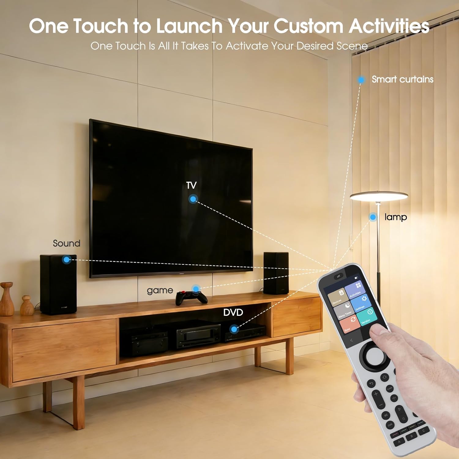 SofaBaton X2 Universal Remote Control with Touch Screen and Hub  All-in-One Smart Remote with Charging Dock & Custom APP  One-Touch Activities  Works with Alexa  Google Assistant & Home Assistant