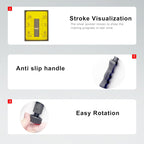 BEETOW Professional Rivet Nut Tool Kit – 16'' Rivnut Gun with 15 SAE & Metric Mandrels (M3–M12, #6, #8, #10, 1/4", 5/16", 3/8", 1/2'') & 200 Nutserts, Stroke Widgets, for Automotive & Metal Repair