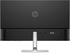 HP Series 5 524sf Monitor (Replaces M24f) 24" IPS FHD 300 Nits Display  -5 to +25 Degrees Adjustable Tilt  Flicker Free  Anti-Glare  1x HDMI  1x VGA  Black/Silver with Dockztorm HUB USB Port Expander